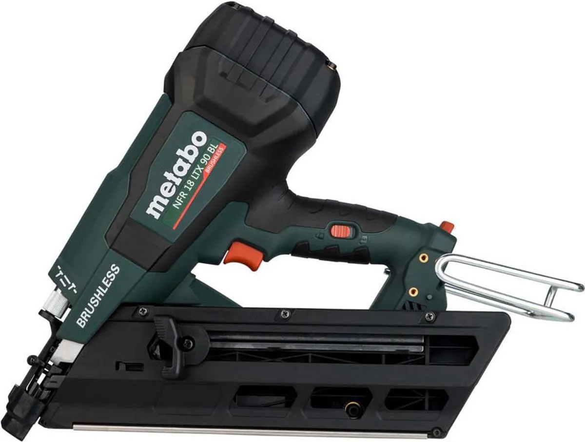 Metabo NFR 18 LTX 90 BL Klinkend Pistool - Zilver