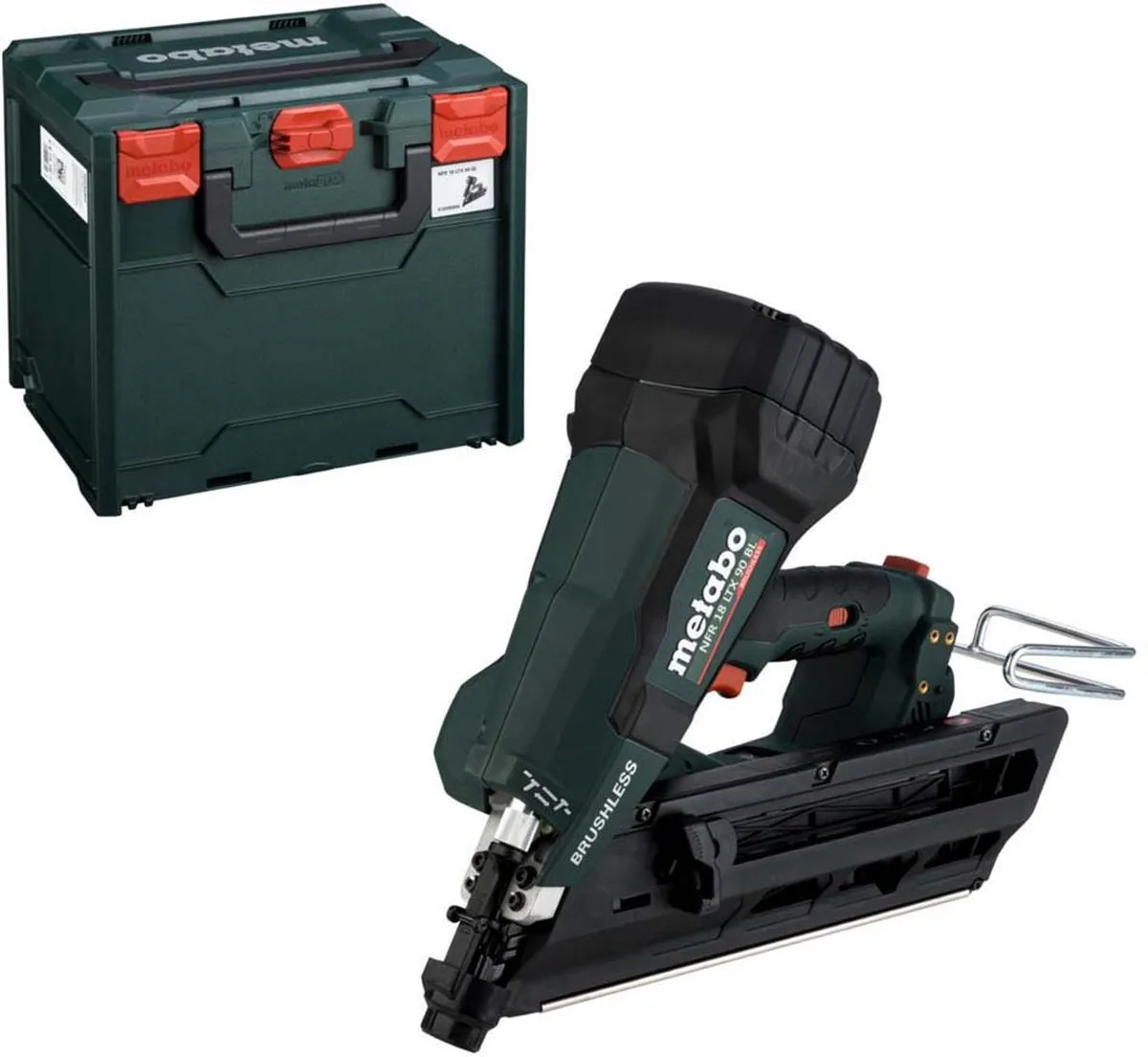 Metabo NFR 18 LTX 90 BL Klinkend Pistool - Zilver