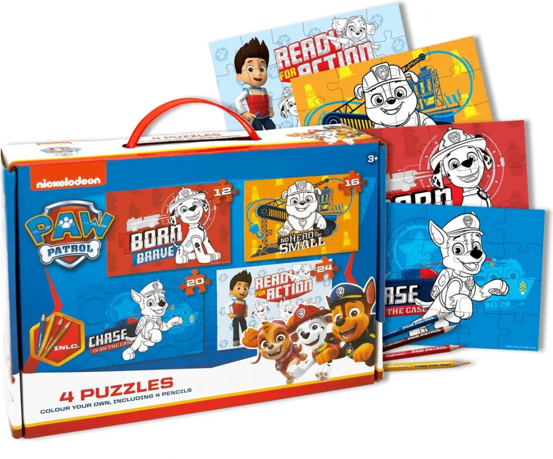 PAW Patrol 4-in-1 Puzzel PW01015 - 72 Stukjes