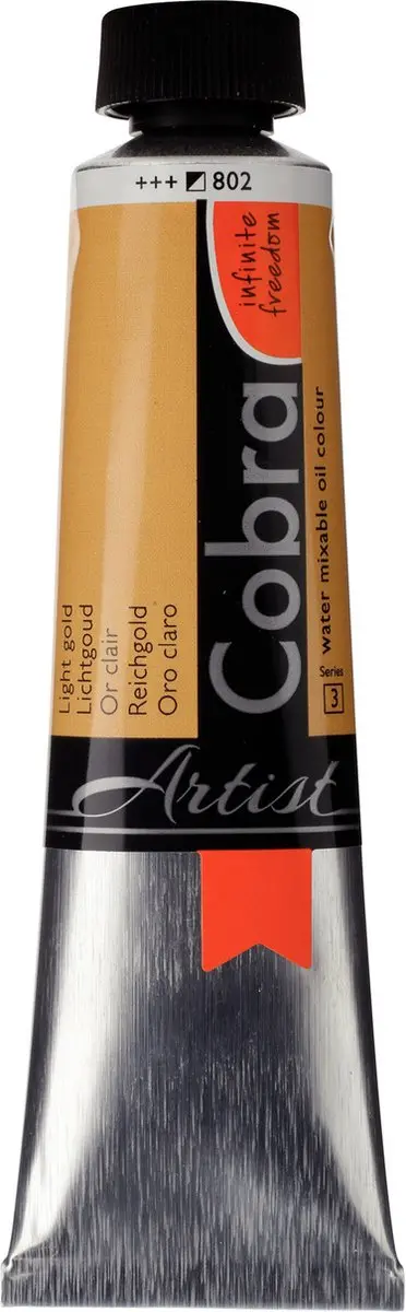 Cobra Olieverf Lichtgoud #802