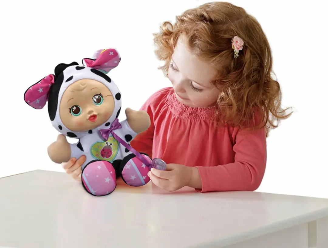 VTech Little Love Knuffelpop Dalmatiër - Roze/Multicolor