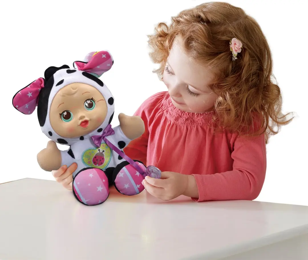 VTech Little Love Knuffelpop Dalmatiër - Roze/Multicolor
