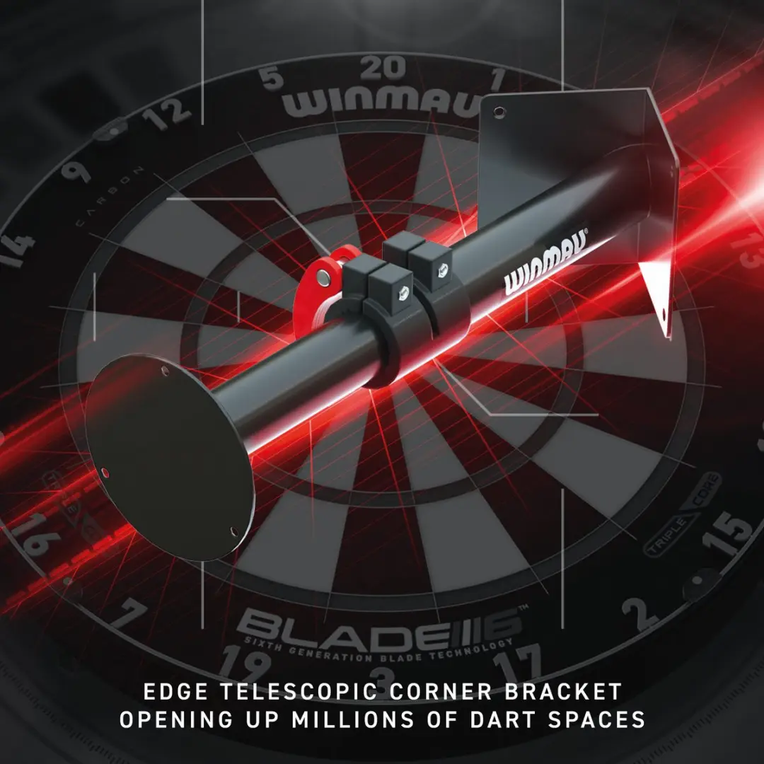 Winmau Edge Telescopic Corner Bracket - Dartbord Standaard 8419