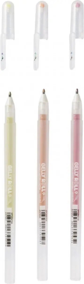 Sakura Gelly Roll Stardust 3 Stuks - Goud/Koper/Rood