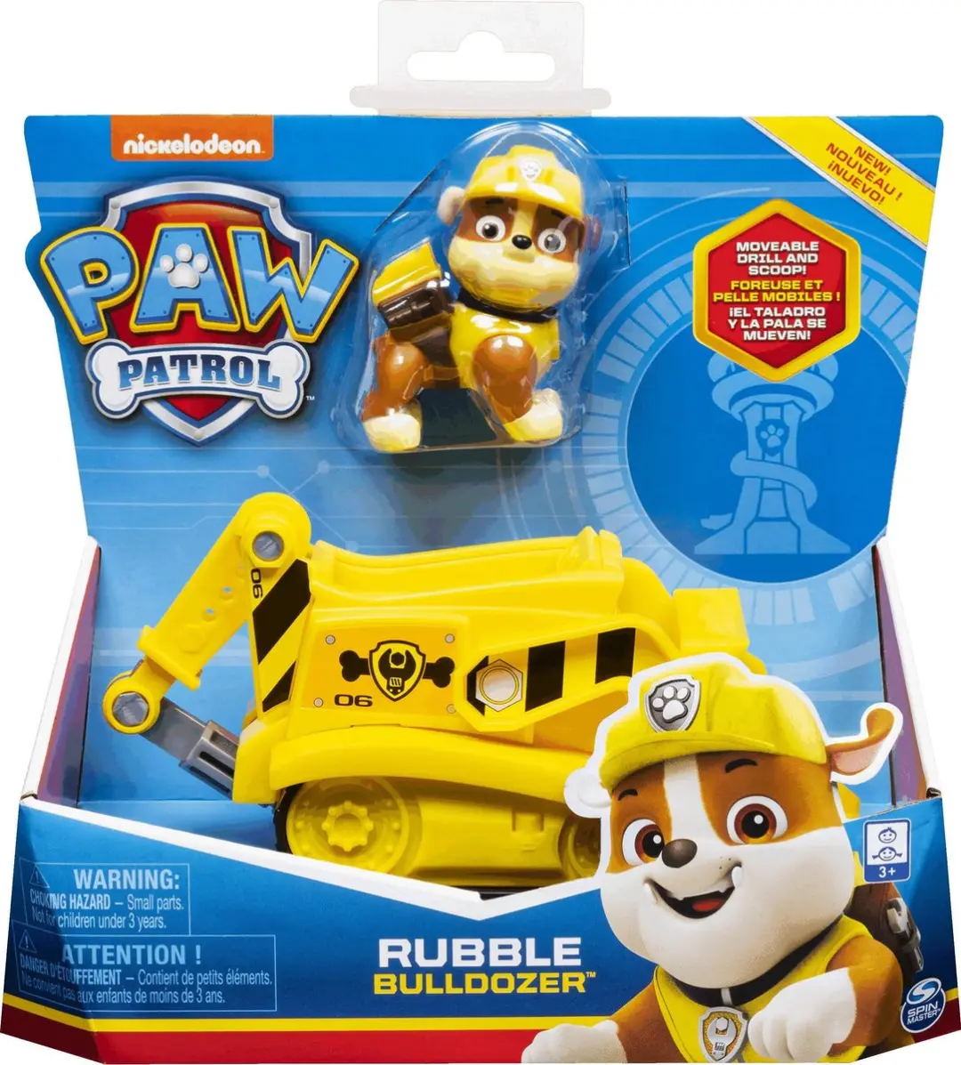 PAW Patrol Rubble Bulldozer Speelgoedauto
