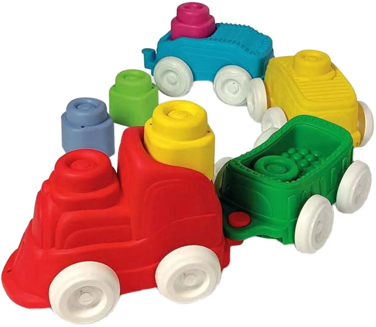 Clementoni Soft Clemmy Sensorische Trein - Multicolor