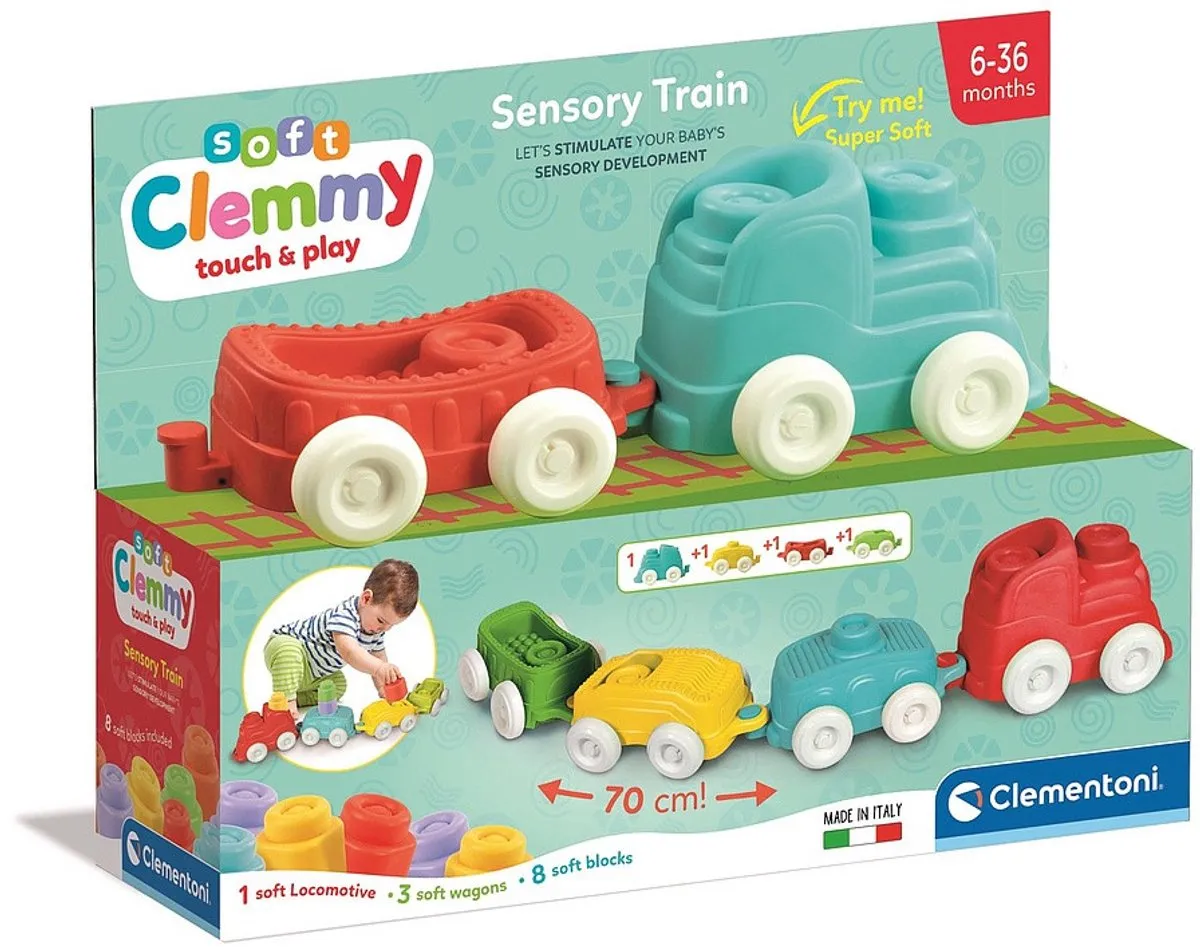 Clementoni Soft Clemmy Sensorische Trein