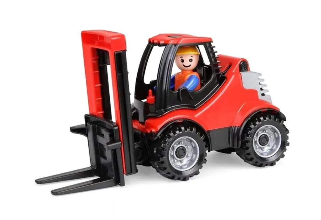 Lena Speelgoed Heftruck 22cm - Rood/Zwart