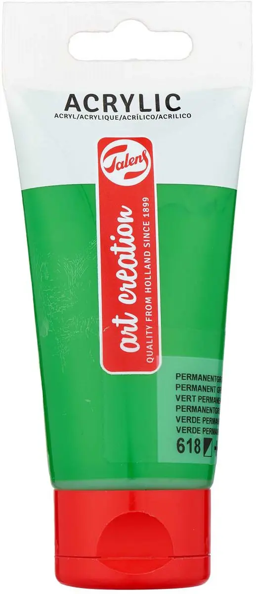 Talens ArtCreation Acrylverf Permanent Lichtgroen 75ml