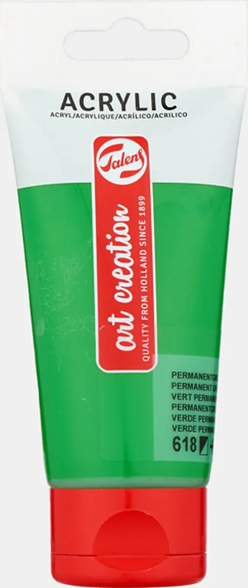 Talens ArtCreation Acrylverf Permanent Lichtgroen 75ml