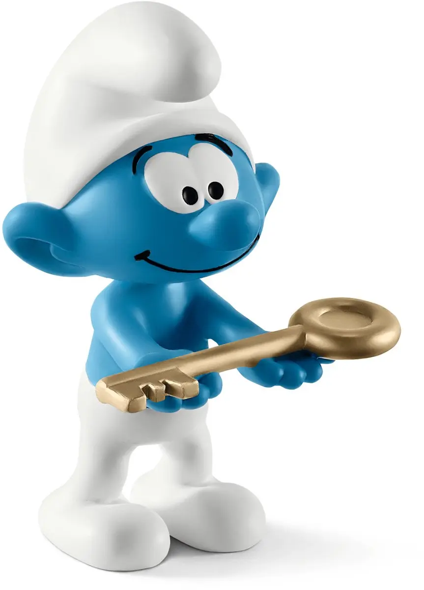 Schleich Smurf Met Sleutel 20795