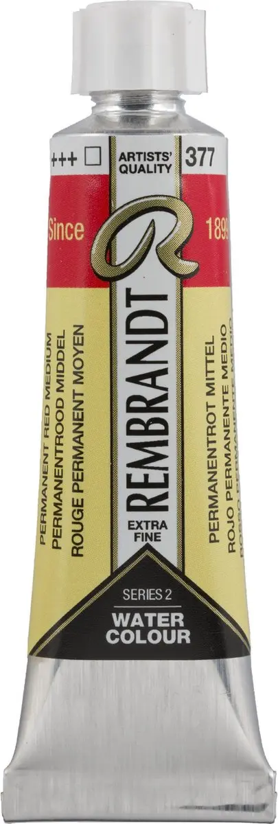 Rembrandt Aquarelverf Permanentrood Middel 377