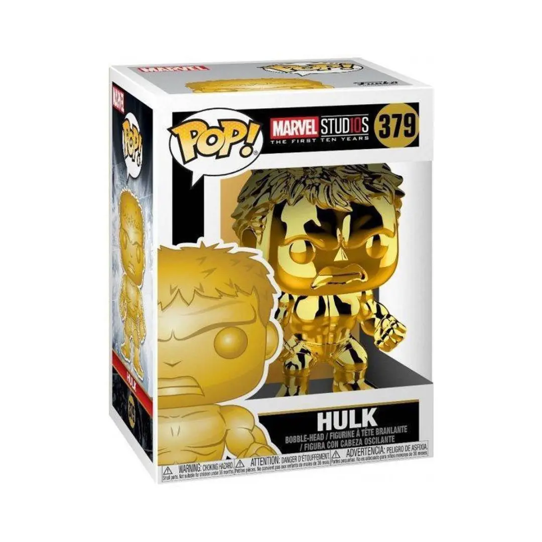 Funko Pop! Marvel Studios 10th Anniversary Hulk Chrome FUN33517