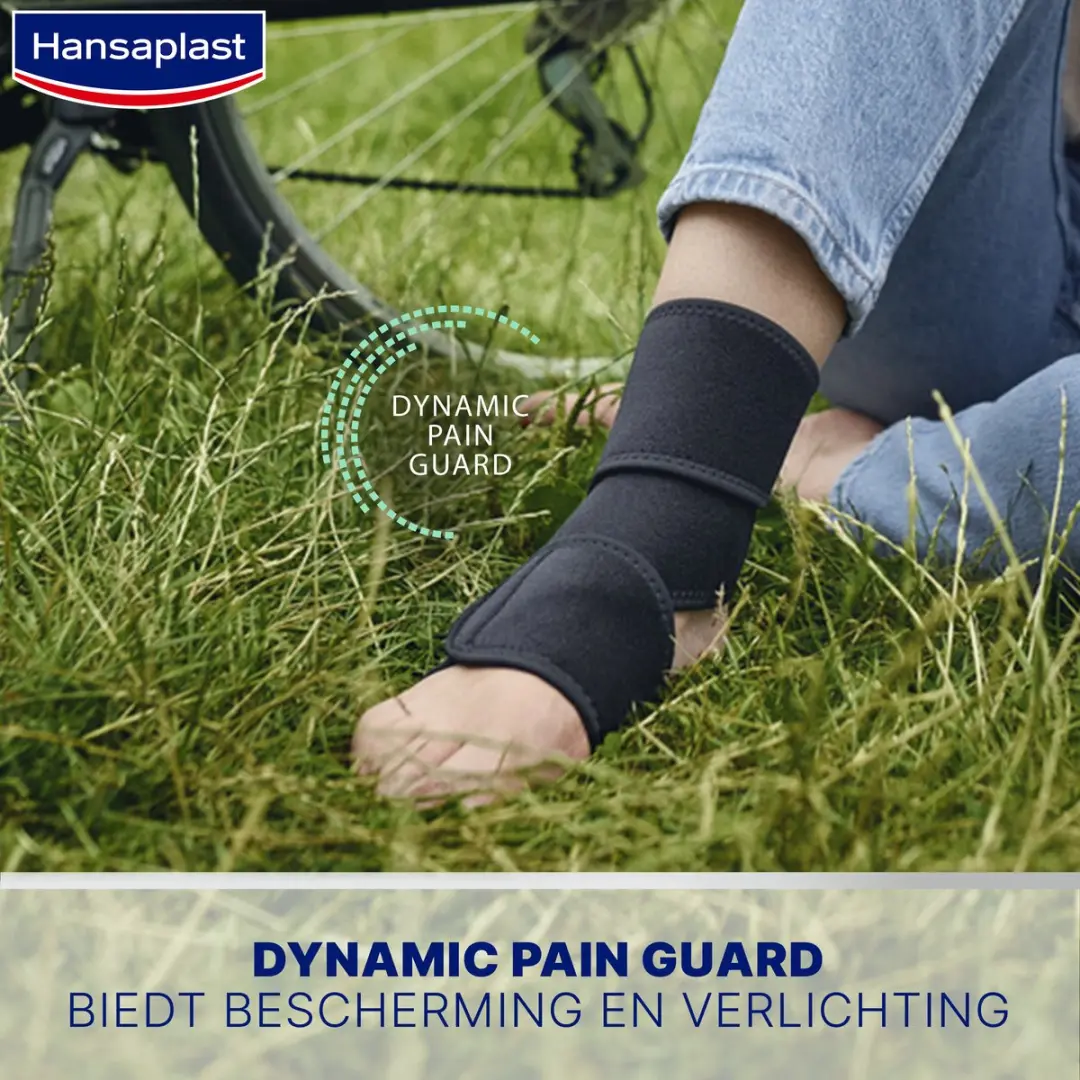 Hansaplast Sport Enkelbrace Verstelbaar - Zwart