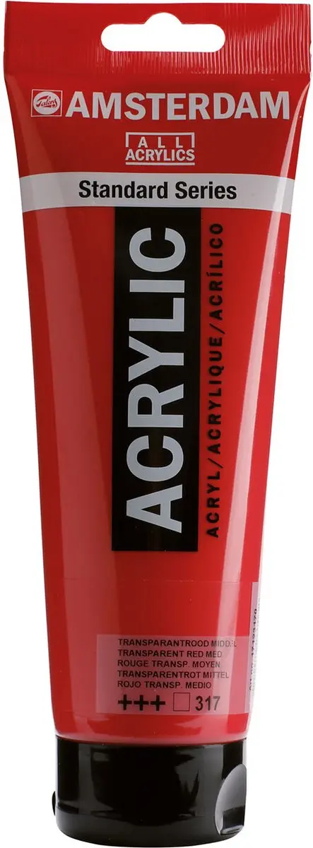 Amsterdam Acrylverf Transparantrood #317 - 250ml