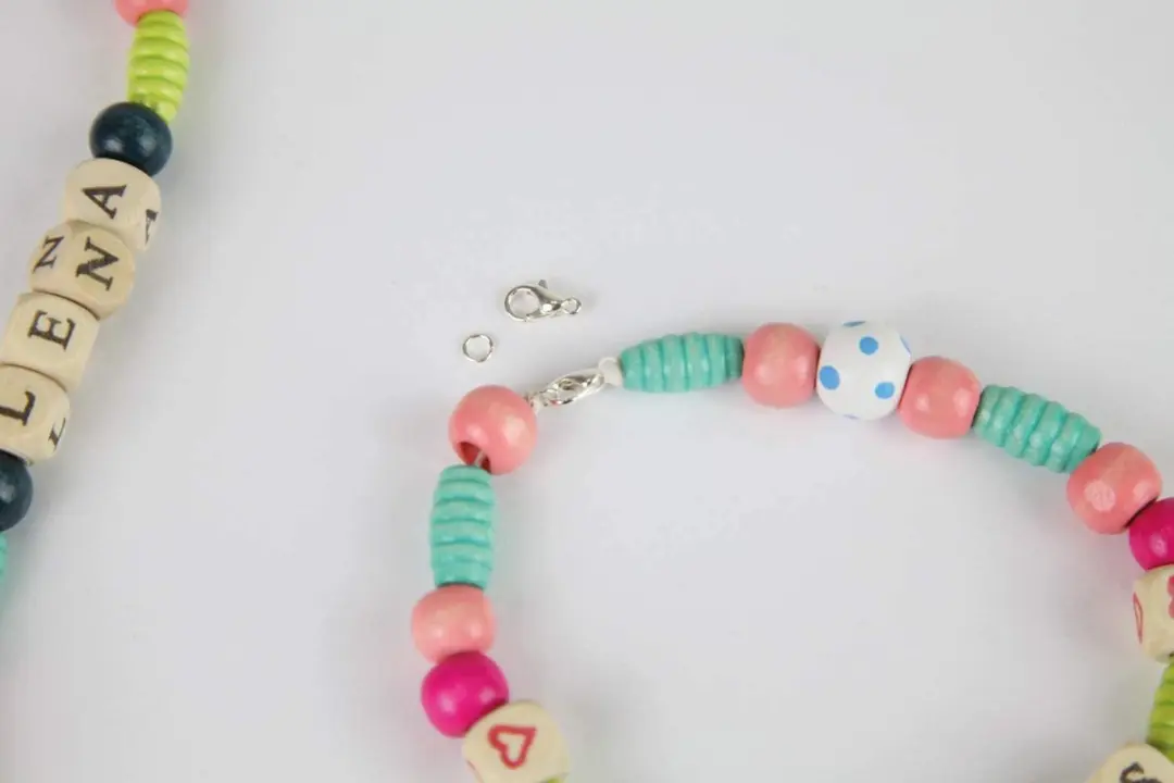 Lena Grote Houten Kralen Cassette - Multicolor