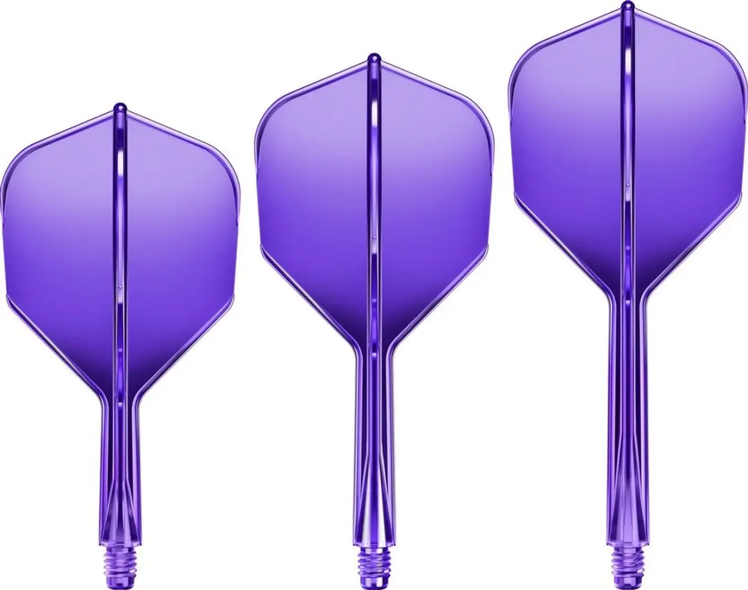 goat Air Neon Purple NO6 Dart Flights - 3 Stuks
