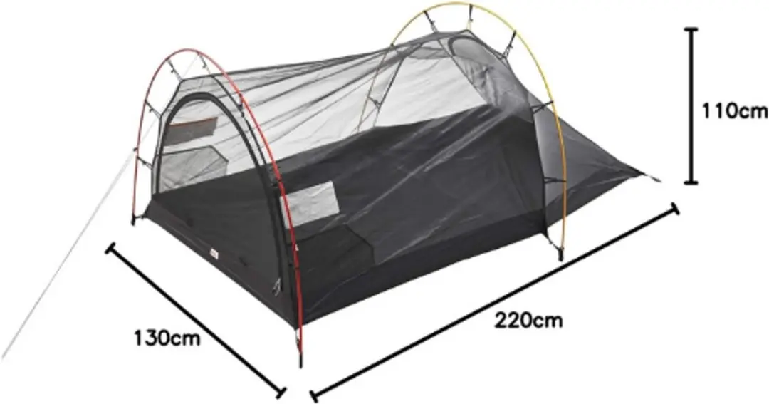 Fjällräven Endurance 2 Mesh Inner Tent - Zwart