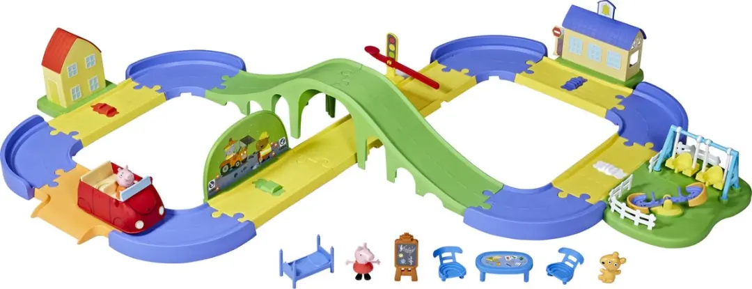Peppa Pig Peppa's Stad Speelfiguur F4822 - Multikleur