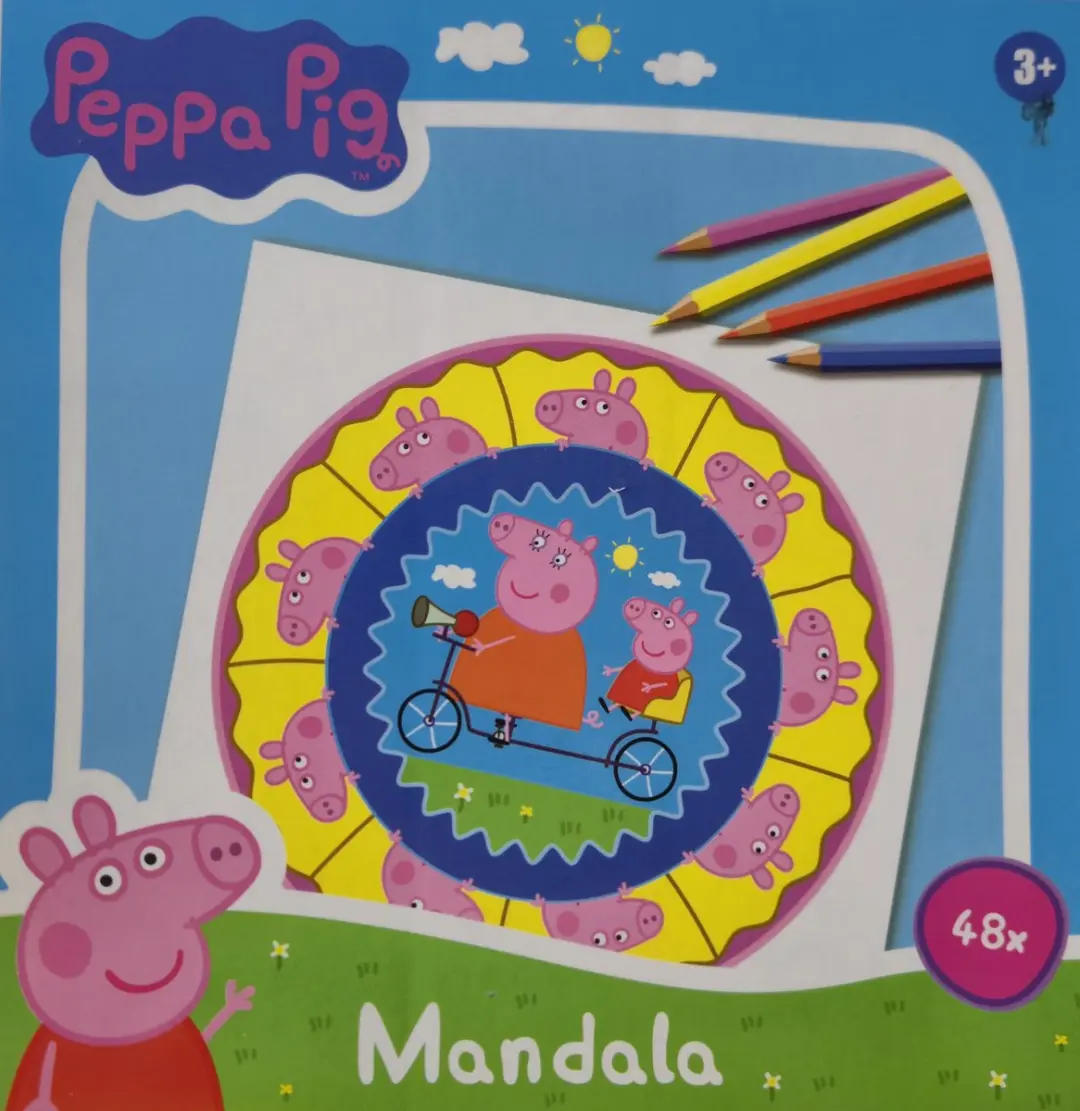 Peppa Pig Mandala Kleurboek