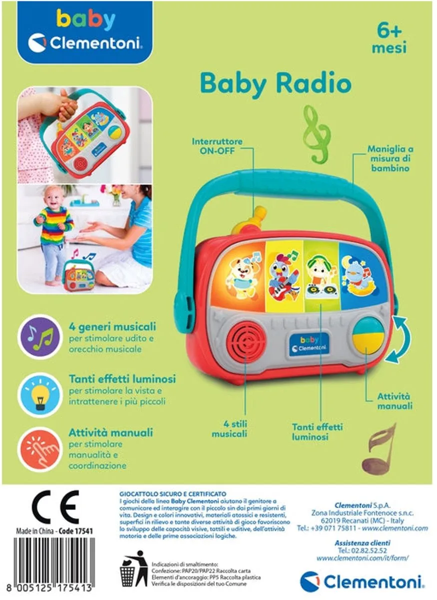 Clementoni Baby 17541 Interactief Speelgoed