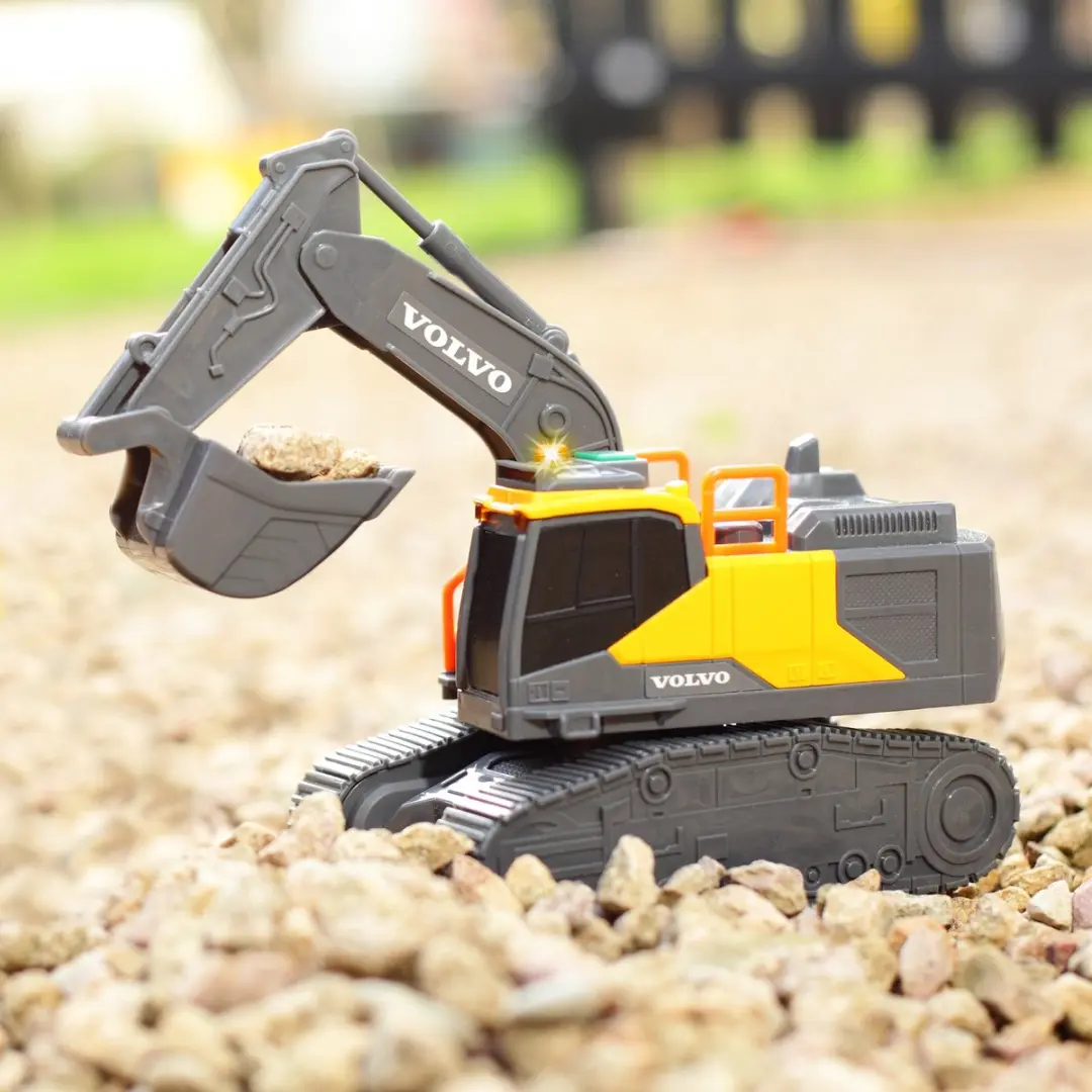 Dickie Toys Volvo Graafmachine 23cm - Licht & Geluid