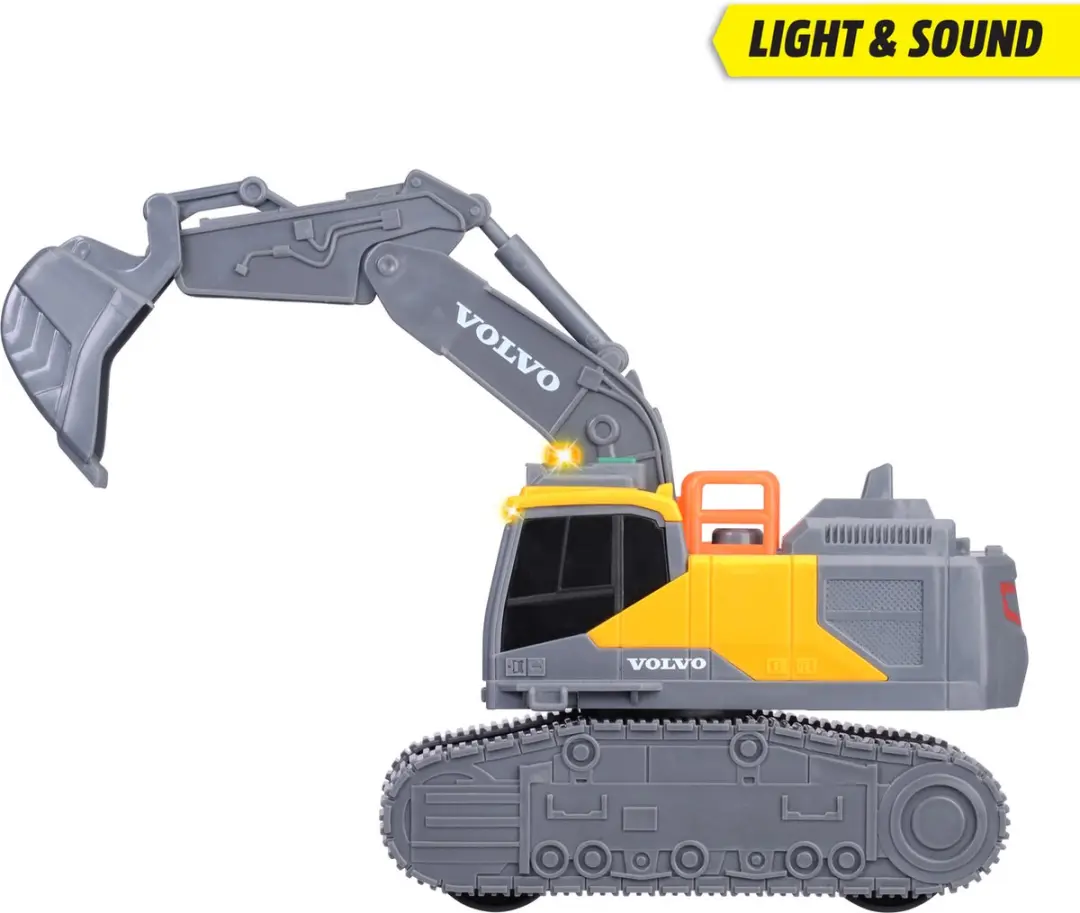 Dickie Toys Volvo Graafmachine 23cm - Licht & Geluid