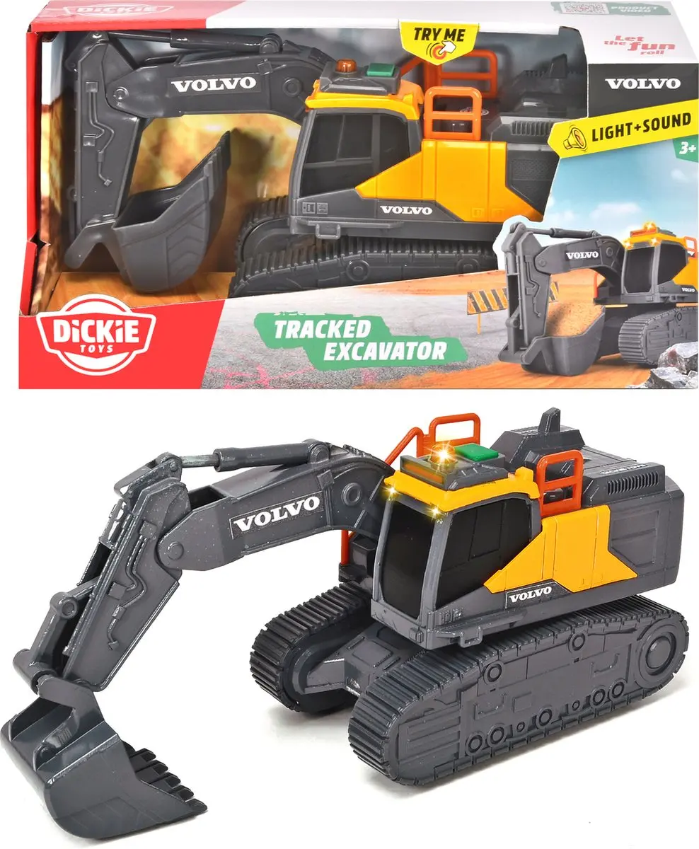 Dickie Toys Volvo Graafmachine 23cm