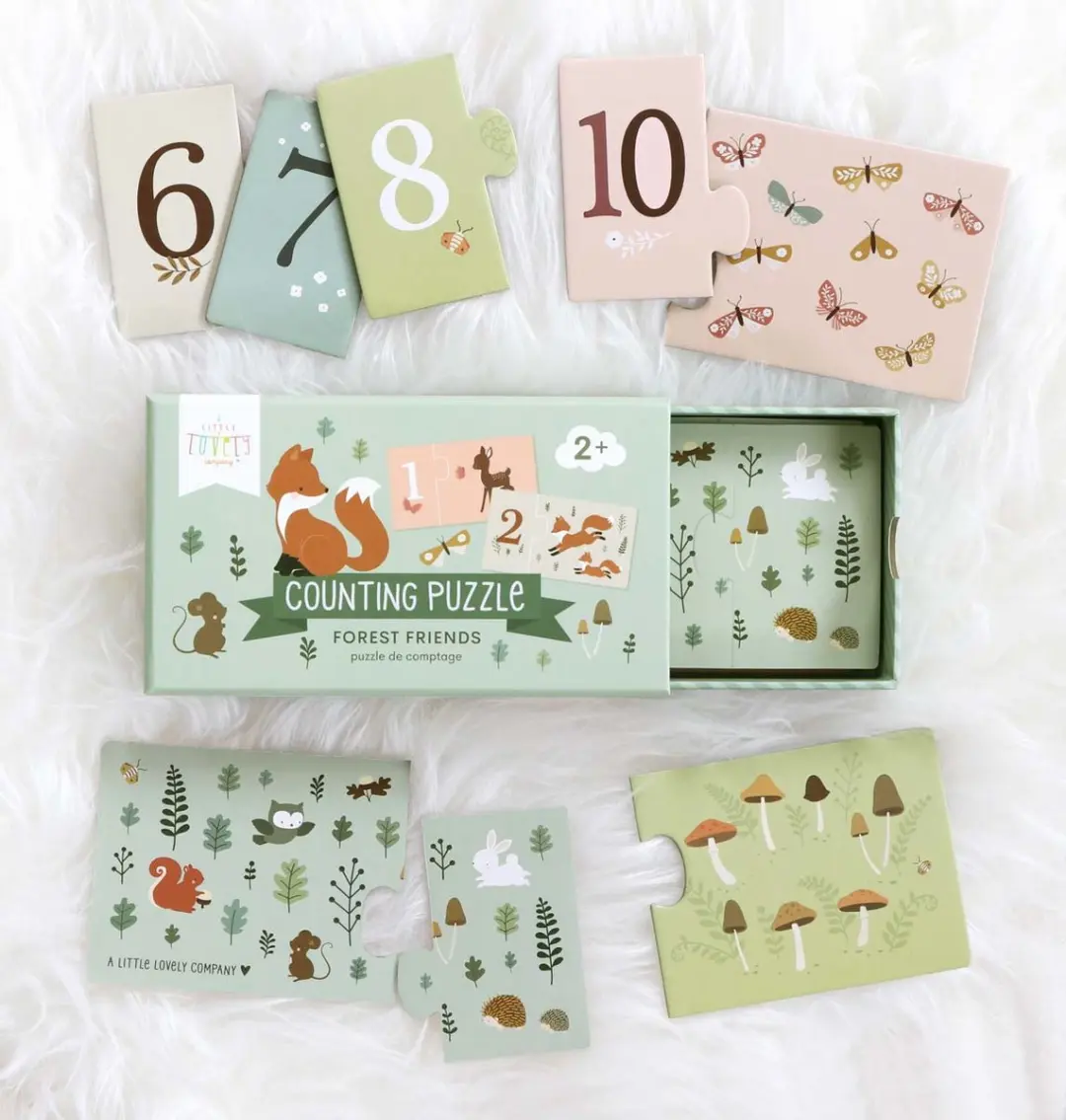 A Little Lovely Company Telpuzzel Bosvriendjes PGCPFF01 - 20 Stuks - Multicolor