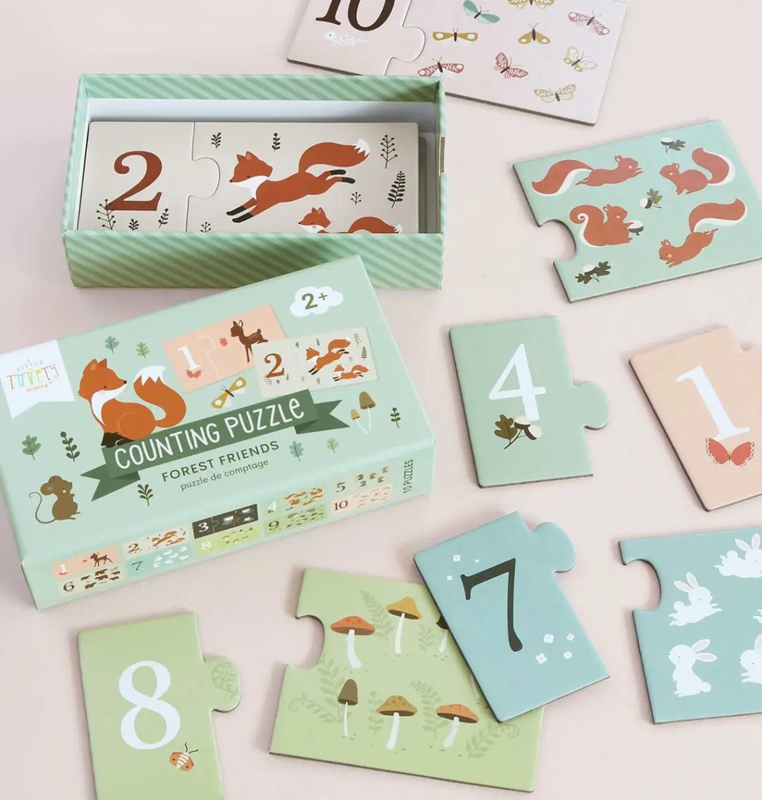 A Little Lovely Company Telpuzzel Bosvriendjes PGCPFF01 - 20 Stuks - Multicolor
