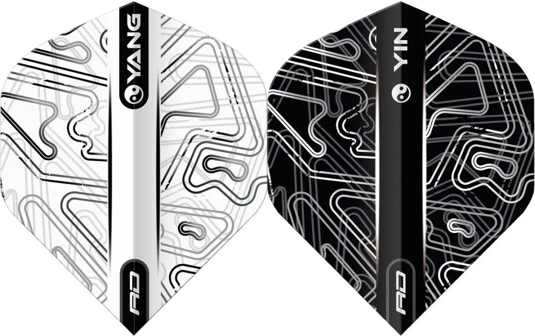 Red Dragon Yin Yang Dart Flights TF6974 - 3 Stuks