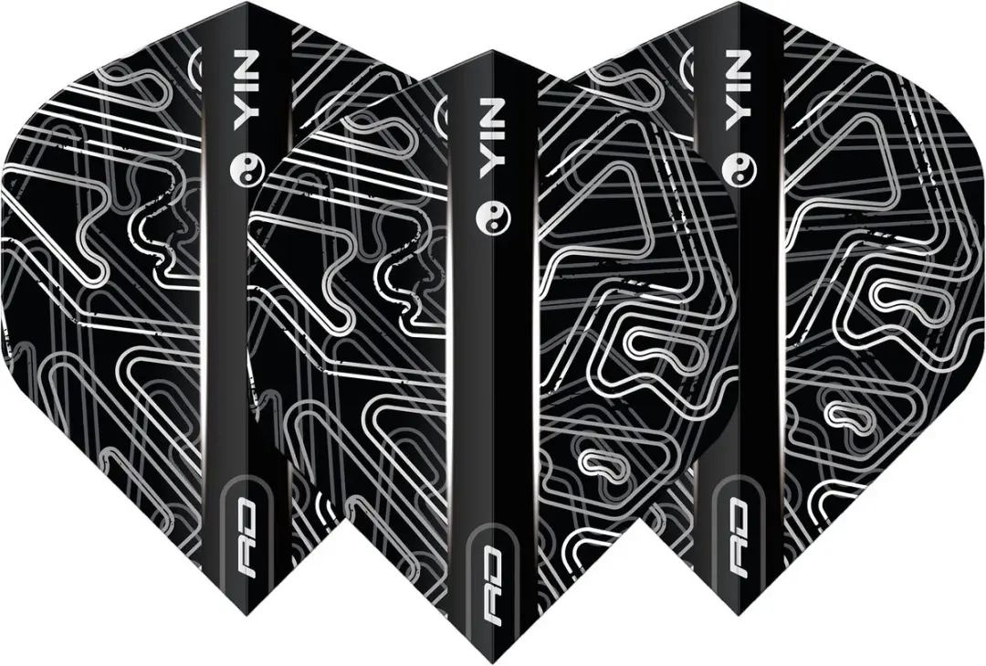Red Dragon Yin Yang Dart Flights TF6974 - 3 Stuks