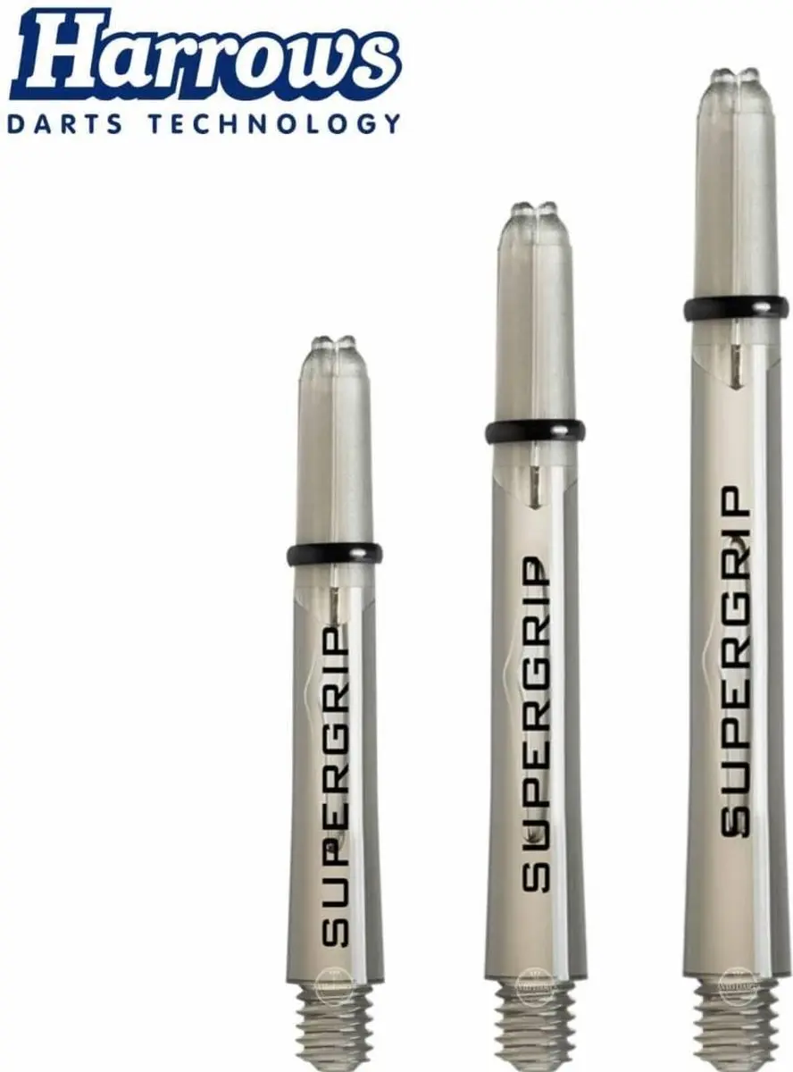 Harrows Supergrip Smokey Black Dart Shafts SH0054