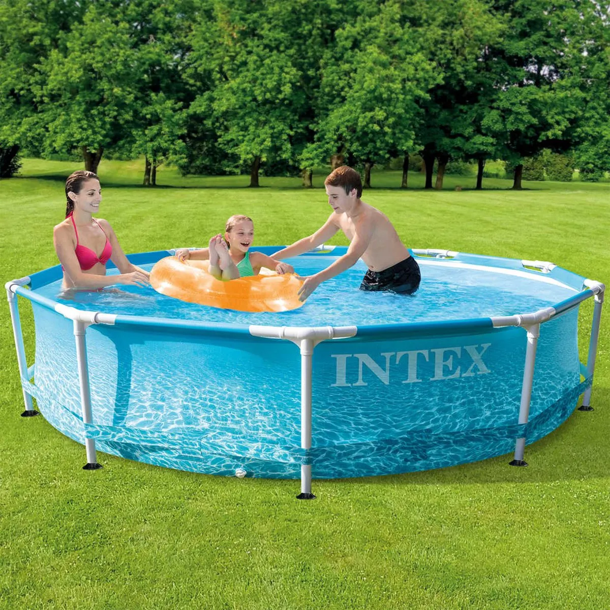 Intex Beachside Frame Zwembad 305cm - Blauw