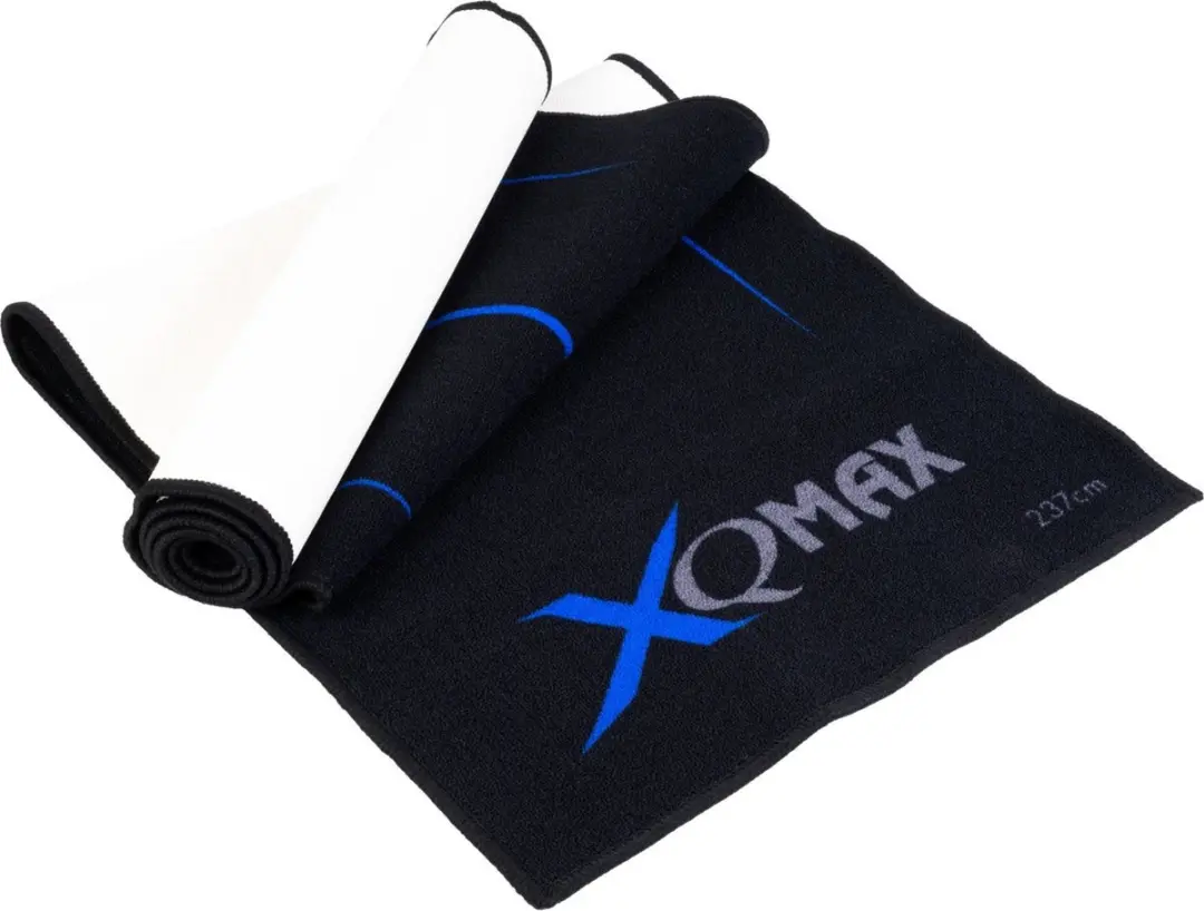 XQMax Carpet Dartmat QD2400100 - 237x60cm - Zwart/Blauw