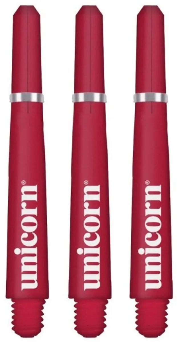 Unicorn Gripper 4 Dart Shafts Rood - 3 Stuks