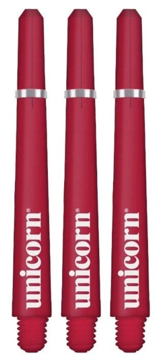 Unicorn Gripper 4 Dart Shafts Rood - 3 Stuks