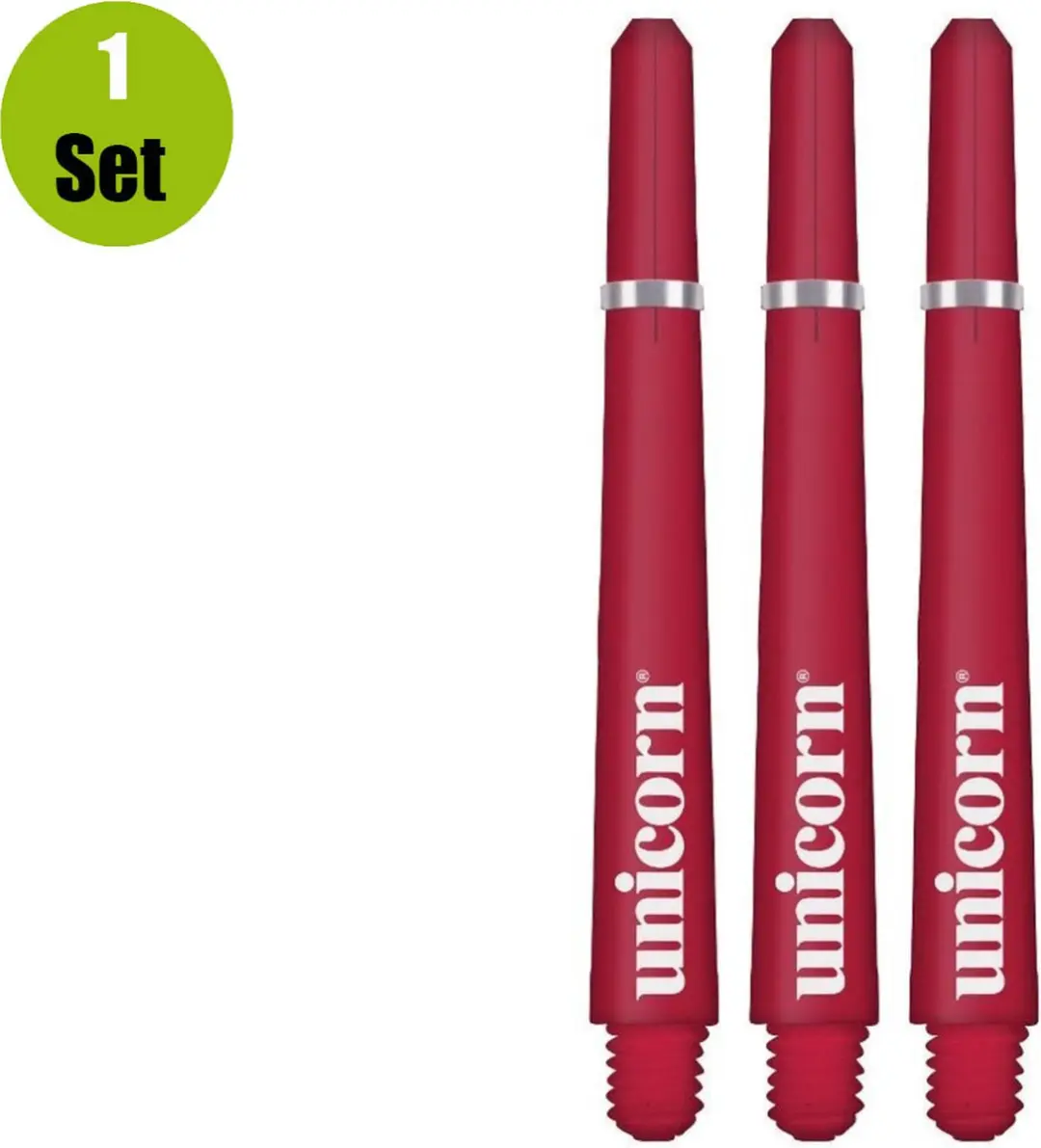 Unicorn Gripper 4 Dart Shafts Rood - 3 Stuks