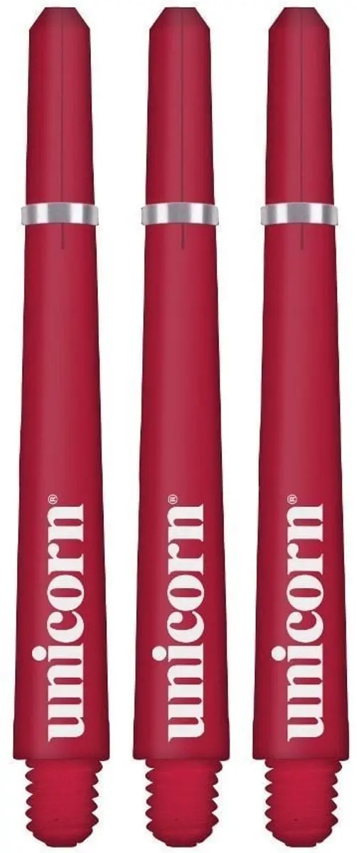 Unicorn Gripper 4 Dart Shafts Rood - 3 Stuks