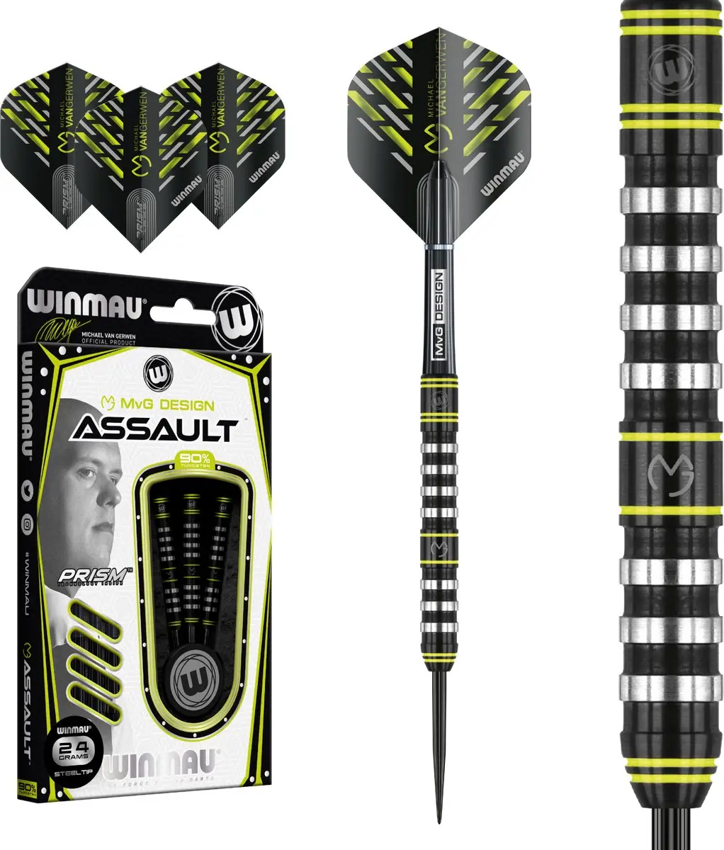 Winmau Michael van Gerwen Assault Dartpijlen