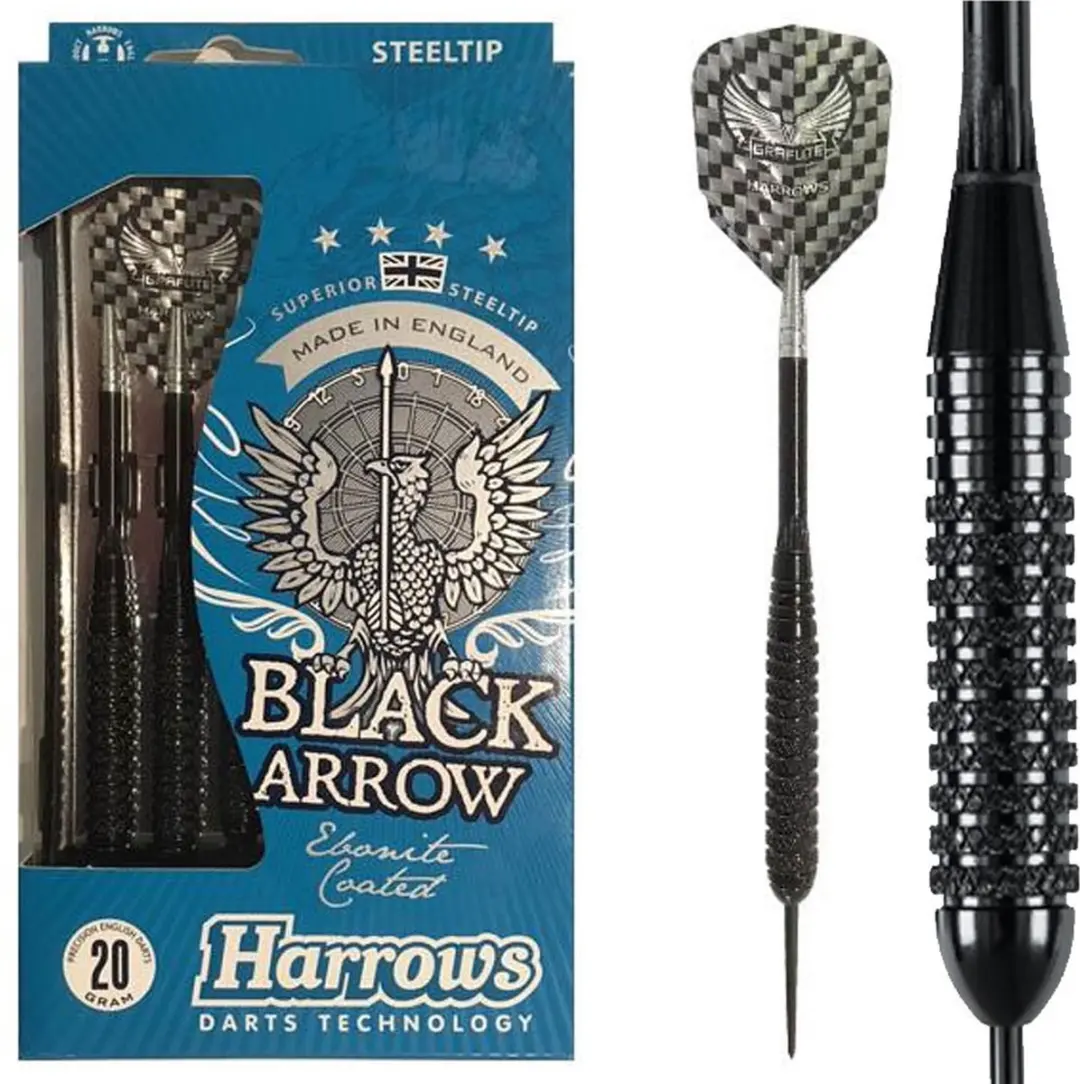Harrows Black Arrow 23Gk Darts - 3 Stuks