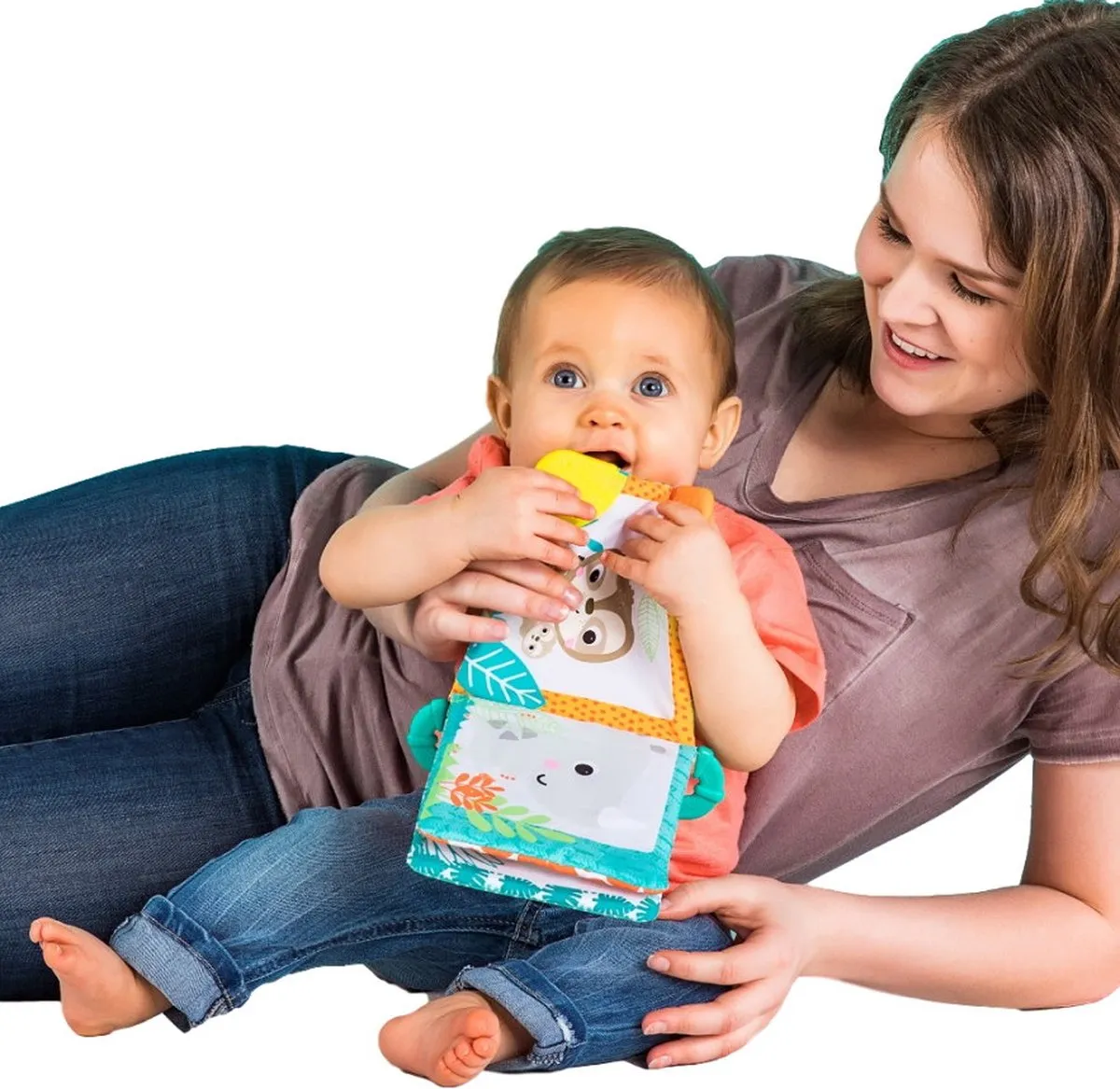 Bright Starts Babyboekje met Bijtringen - Multicolor