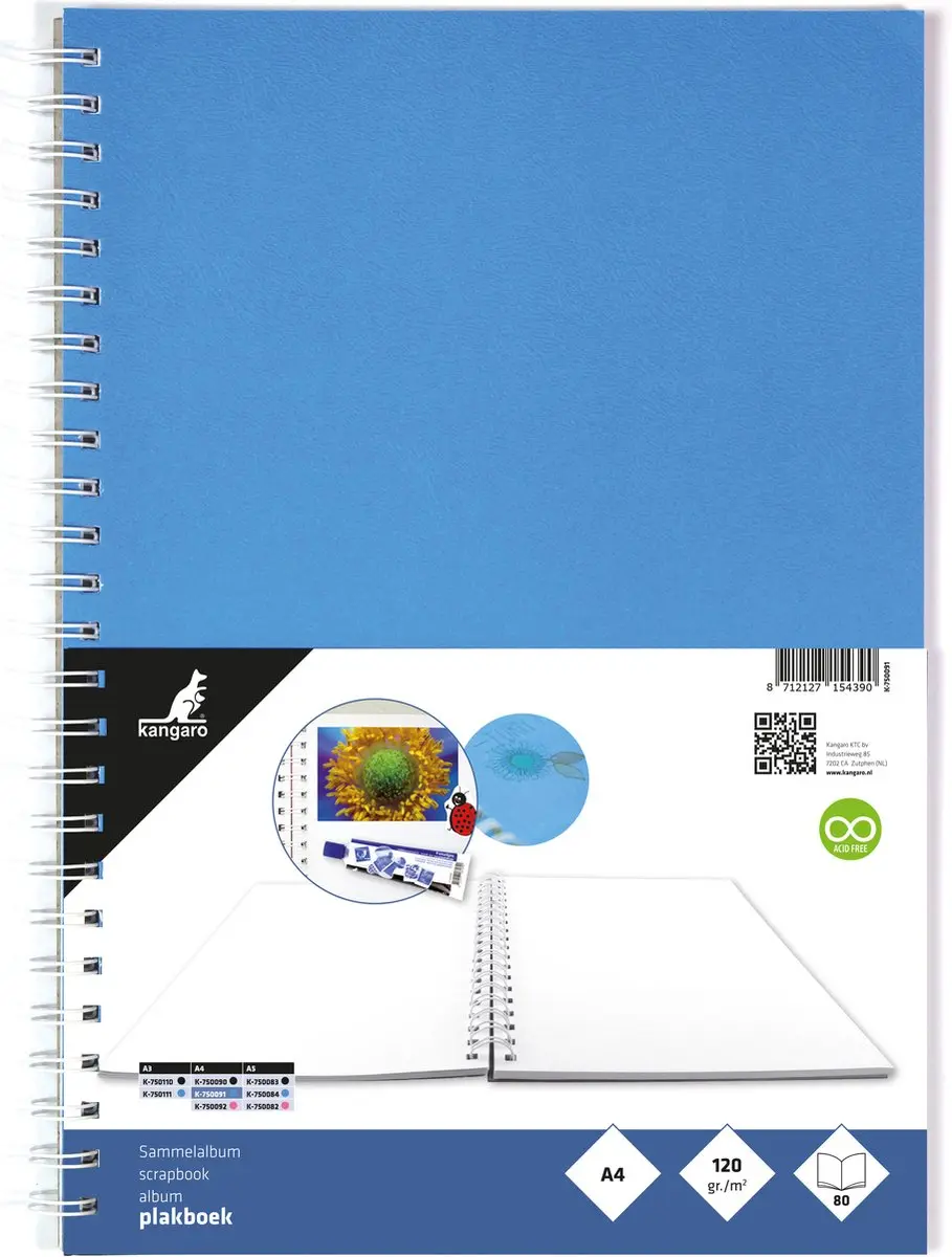 Kangaro Plakboek A4+ 80 Pagina's