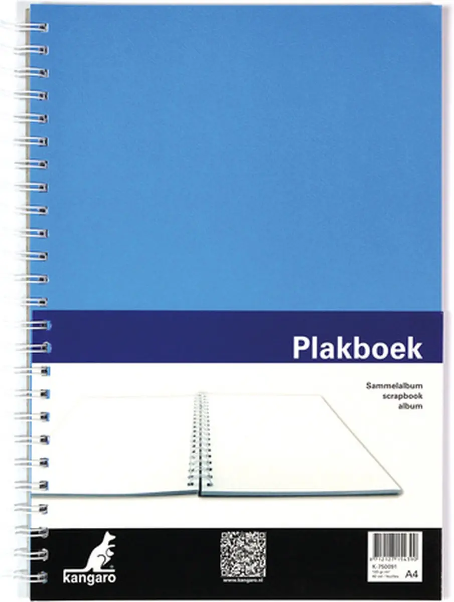 Kangaro Plakboek A4+ 80 Pagina's - Blauw - afbeelding 6 van 6