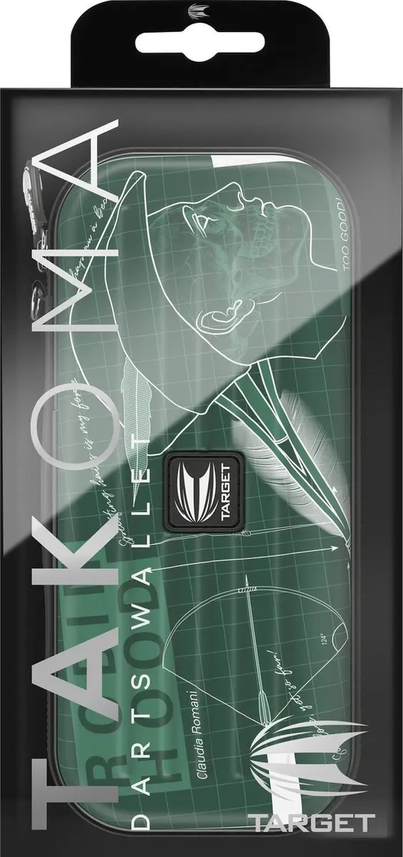 Target Takoma Blueprint Green Dart Case