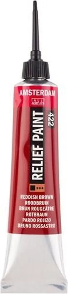 Talens Relief Paint Amsterdam Roodbruin 20ml
