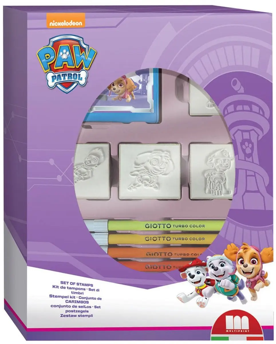 PAW Patrol Multiprint Box - 12 Stuks Meerkleurig