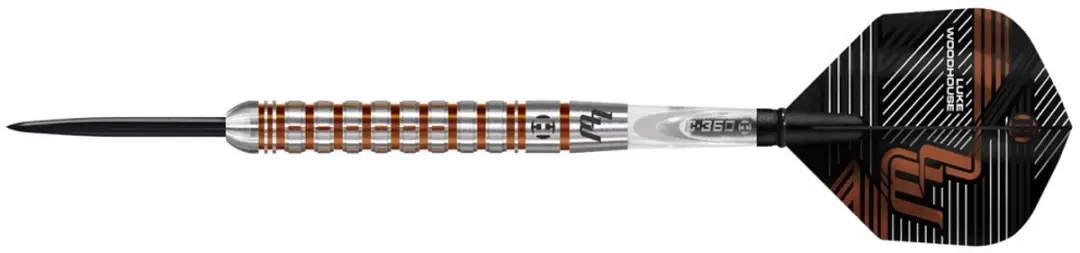 Harrows Luke Woodhouse Series 2 Darts 21g - 90% Tungsten - 3 Stuks - Zwart