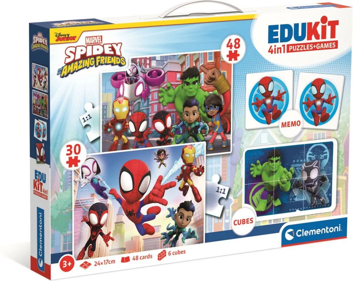 Clementoni 4-in-1 Spidey Speelset