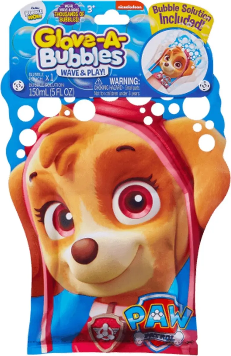 ZURU Paw Patrol Skye Bellenblaas Handschoen Multicolor